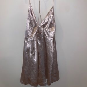 Urban Outfitters Gold mini dress